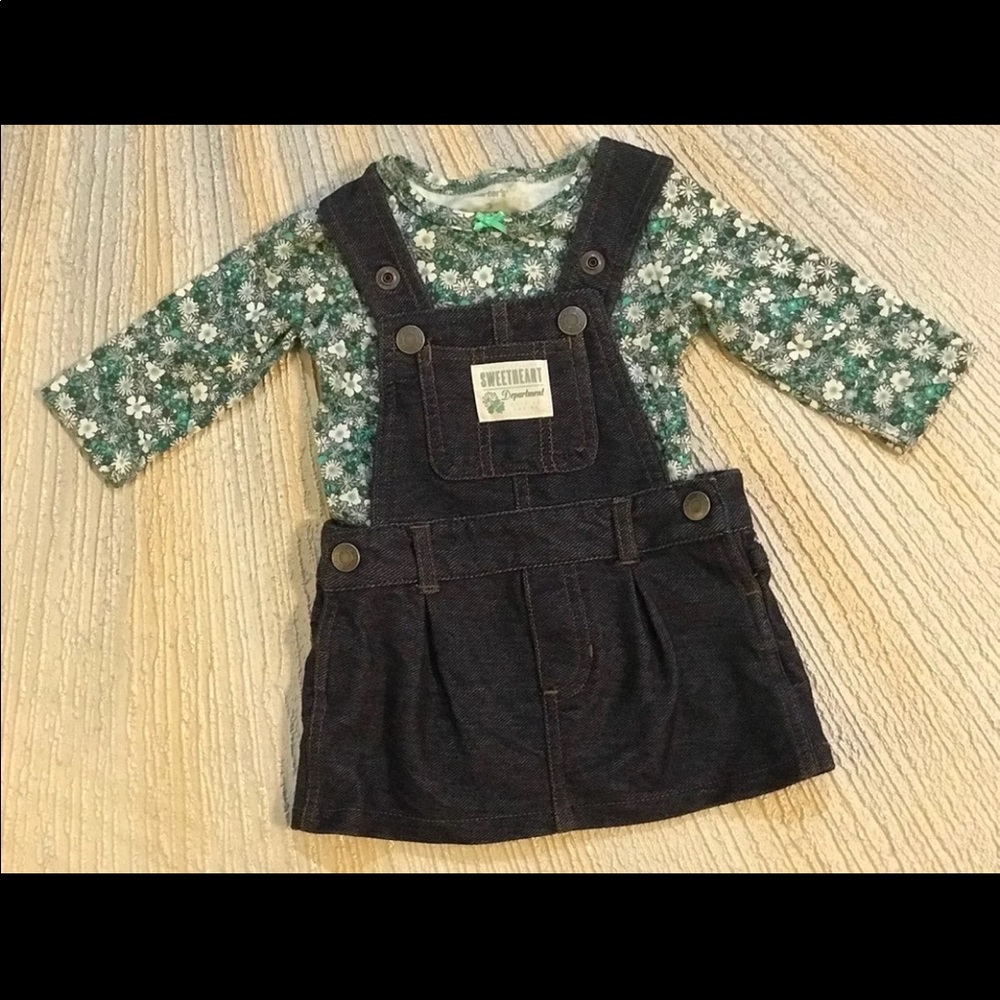 🌈SALE Carter’s Two Piece Dress And Bodysuit 3 Mo